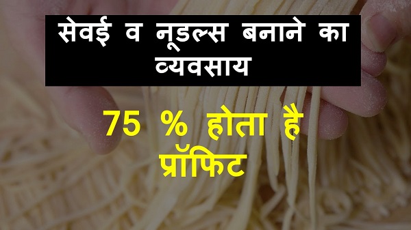 sewai and noodles making business in hindi